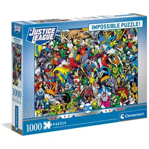 Puzzle Impossible 1000 pièces - DC Comics - Clementoni pas cher