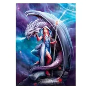 Puzzle 1000 pièces Clementoni Anne Stokes Dragon Mage pas cher