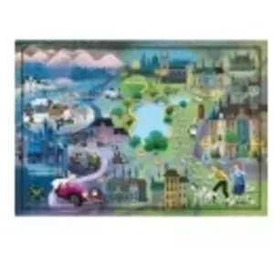Puzzle 1000 pièces - Clementoni - Disney Story Maps - Les 101 Dalmatie... pas cher
