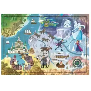 Puzzle 1000 pièces Clementoni - Disney La Reine des Neiges pas cher
