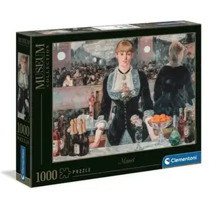 Clementoni Puzzle Museum Collection - Manet - A Bar At The Folies - 1000 pièces pas cher