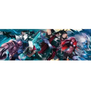 Clementoni Puzzle 1000 pièces Panoramique  : League of Legends Coloris Unique pas cher