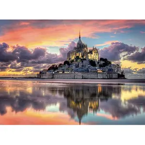 Clementoni Le Magnifique Puzzle Du Mont Saint-michel 1000 Pièces pas cher