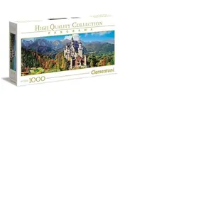 Non communiqué Puzzle panoramique 1000 pièces - Clementoni - Neuschwanstein - Paysage et nature pas cher