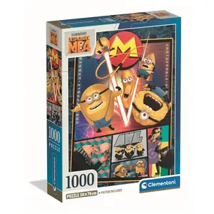 Comparateur de prix : Clementoni Pzl 1000 Hqc Despicable Me 4 Compact (1000 pièces)
