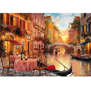 Puzzle 1000 pièces - CLEMENTONI - Venise - Voyage et cartes - Adulte - Intérieur pas cher