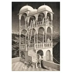Clementoni NOVO ART SERIES - ESCHER - BELVEDERE (CB 1000 STUKJES) pas cher