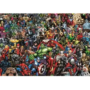 Puzzle Marvel 1000 pièces - Clementoni - Dessins animés et BD - Pour adulte