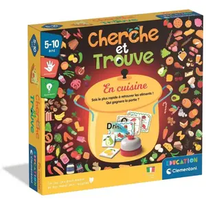 Jeu éducatif Clementoni Cherche et trouve En cuisine pas cher