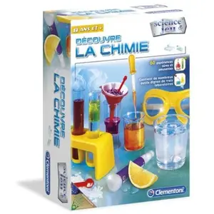 Jeu scientifique Clementoni Découvre la chimie pas cher