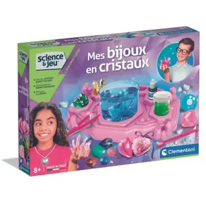 Jeu de sciences Clementoni Mon laboratoire des bijoux en cristaux