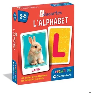 Clementoni Éducartes : Lalphabet pas cher