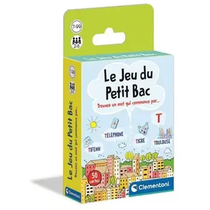 Jeu du petit bac - Clementoni - Pour enfant - Bleu pas cher