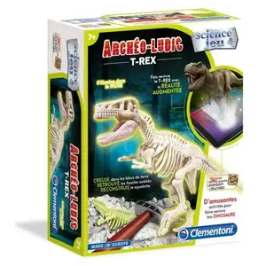 Jeu Clementoni Archéo-Ludic T-Rex, Fluorescent pas cher