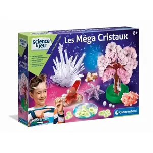 Jeu scientifique Clementoni les méga cristaux français 52490 pas cher