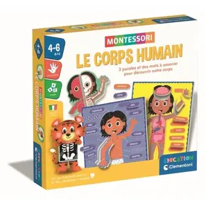 Jeu éducatif Clementoni Le corps humain Montessori pas cher