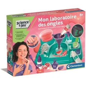 Création parfum et cosmétique Clementoni Mon laboratoire des ongles pas cher