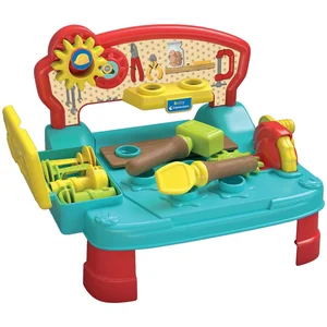 Clementoni - Baby Workbench-Banquet Travail Outils en Bois, Table Bass... pas cher