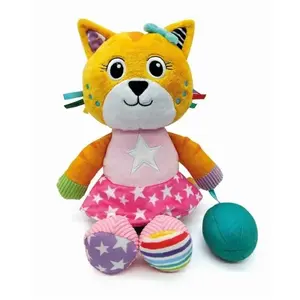 Peluche Chat - Coffret Cadeau - Clementoni - Dès la Naissance pas cher