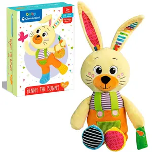 Peluche Lapin - Coffret Cadeau - Clementoni - Dès la Naissance pas cher