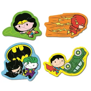 Clementoni Puzzle Super Heroes DC Comics 3+6+9+12pzs