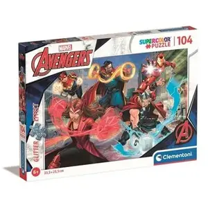 Clementoni MARVEL AVENGERS - GLITTER EFFECT (104 STUKJES)