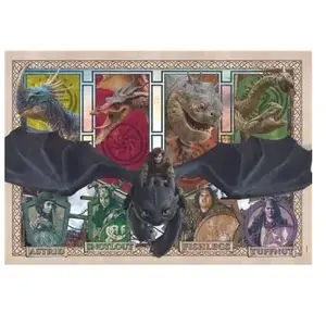 Puzzle 300 pièces Clementoni Super How to Train your Dragon