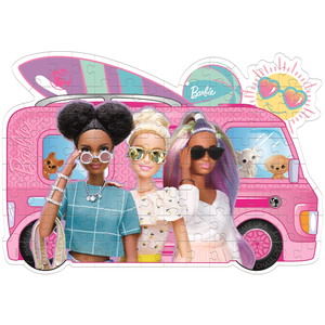 Puzzle 104 pièces Clementoni Shaped Barbie pas cher