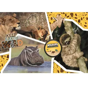 Clementoni National Geo - Wildlife Adventure-Supercolor Puzzle 27143 pas cher