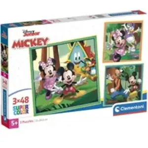 Clementoni 3 Puzzles - Mickey Mouse Celebration 25298 pas cher