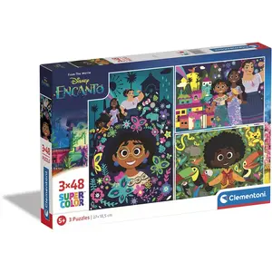 Clementoni 3 x 48 T Supercolor Disney Encanto (48 pièces) pas cher