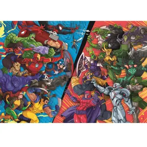 Clementoni Héros Marvel Contre Méchants 25061 pas cher
