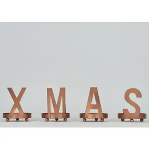 Kerst decoraties Bizzotto CONF4 P.CANDELA XMAS RAME GoudVendu parspartoo