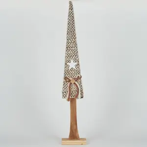 Kerst decoraties Bizzotto PINO WOOL L BrownVendu parspartoo