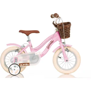 DINO BIKES Vélo Fille Dino Bikes Aurelia Rétro Rose 12 Pouces pas cher