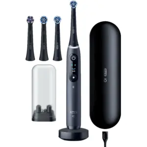 Oral-B iO 9 Noir Holiday Edition avec 4 Brossettes 83921803 pas cher