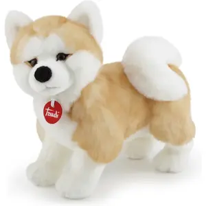 Trudi Knuffel Akita Ascanio 25 Cm Lichtbruin/wit pas cher