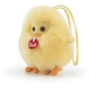 Peluche Charm Charm poussin jaune - TRUDI - 10 cm - Bébé - Mixte - Intérieur pas cher