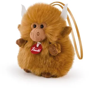 Trudi Knuffel Charm Yak 10 Cm Bruin Maat Xxs pas cher