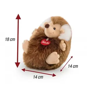 Trudi TUD16000 Fluffies Hedgehog Small Brown pas cher