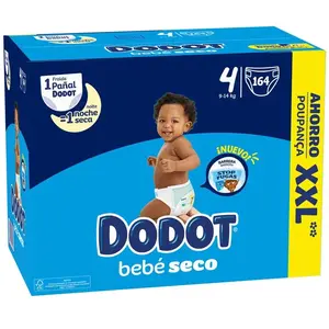 Dodot Boîte De Couches Sèches Pour Bébé Xxl Taille 4 164 Unités pas cher