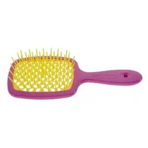 Janeke Superbrush Ontwarborstel Roze-Geel pas cher