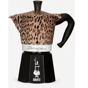 Cafetière italienne BIALETTI Moka Express 6 cups Collection D&G Leopa