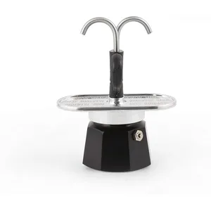 Cafetiere Bialetti Mini Express Cafetiere 2 Tasses Aluminium pas cher