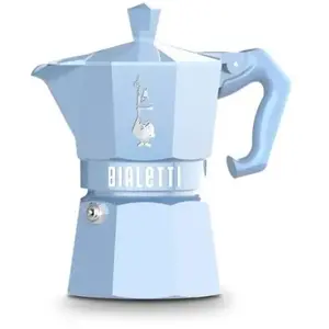 BIALETTI Moka Exclusive 3 Coupes en Azure pas cher