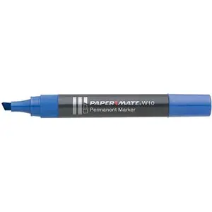 Sharpie PAPER:MATE - W10 marqueur permanent, pointe biseautée, bleu pas cher