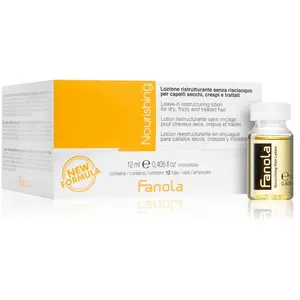 Comparateur de prix : Fanola Lotion nourrissante sans rinçage - 12 ampoules de 12 ml