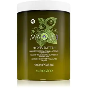 ECHOSLINE Maqui 3 Hydra-Butter Masque au Beurre végétalien pour Cheveux secs-1000 ML, Multicolor, ONE SIZE pas cher