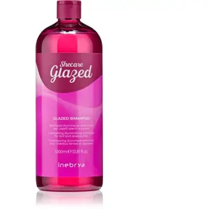 Inebrya Shecare Glazed Shampoo Illuminante per Capelli Spenti e Opachi, 1000 ML pas cher