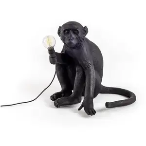 Seletti MONKEY-Lampe à poser d'extérieur Singe assis H32cm pas cher